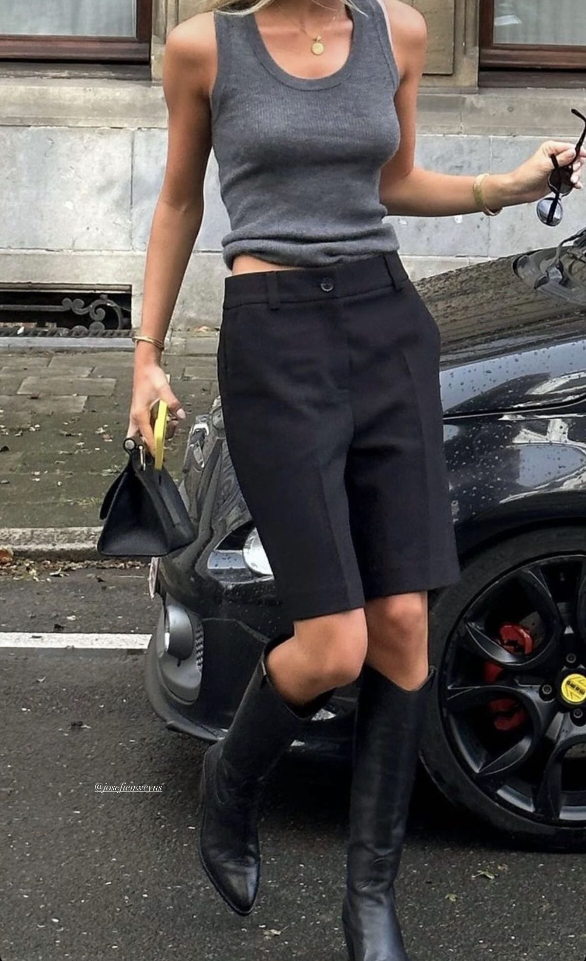 Las bermudas con botas son una tendencia europea que ya pisa fuerte en Argentina. Las bermudas con botas son una tendencia europea que ya pisa fuerte en Argentina.