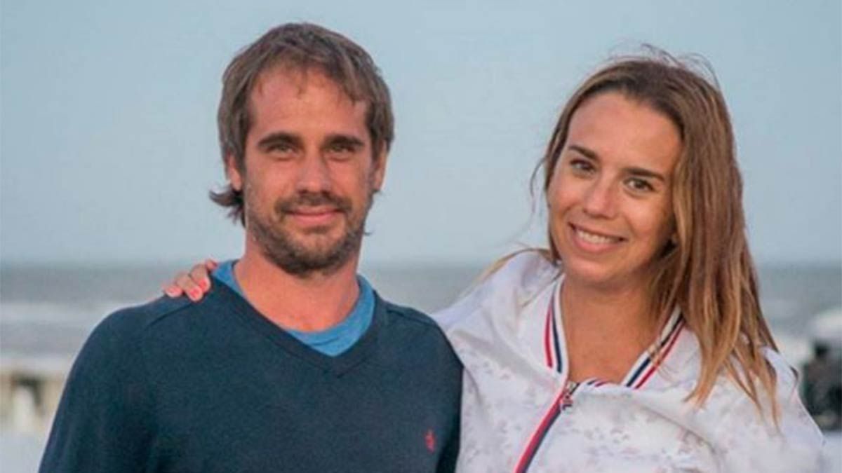 Emiliano Fernández Delgado y Cecilia Ruffa. Falleció el marido de la periodista.
