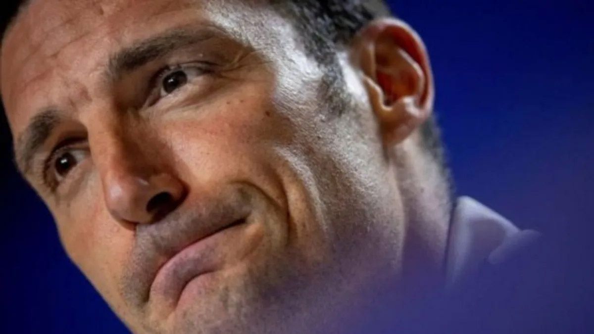 Lionel Scaloni, DT de la Selección argentina, no pudo contener las lágrimas al hablar de sus jugadores, finalistas del Mundial Qatar 2022.