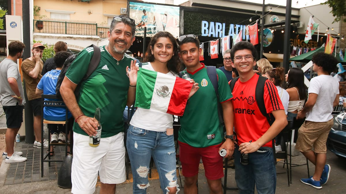 México tuvo hinchada en el centro.