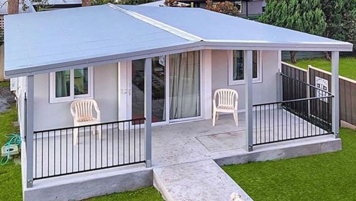 Tres dormitorios y terraza: la resistente casa prefabricada que se vende por menos de 9.000 dólares