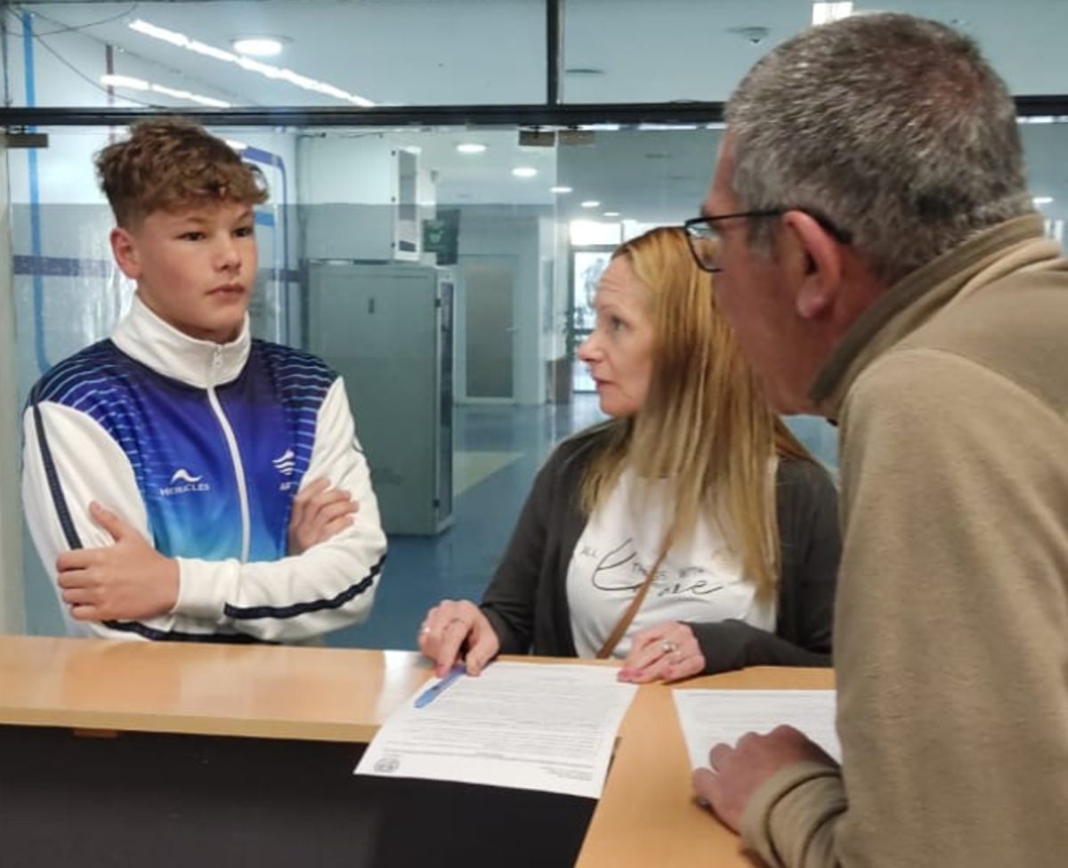El Polaco con Federico Chiapetta. El Polaco con Federico Chiapetta.
