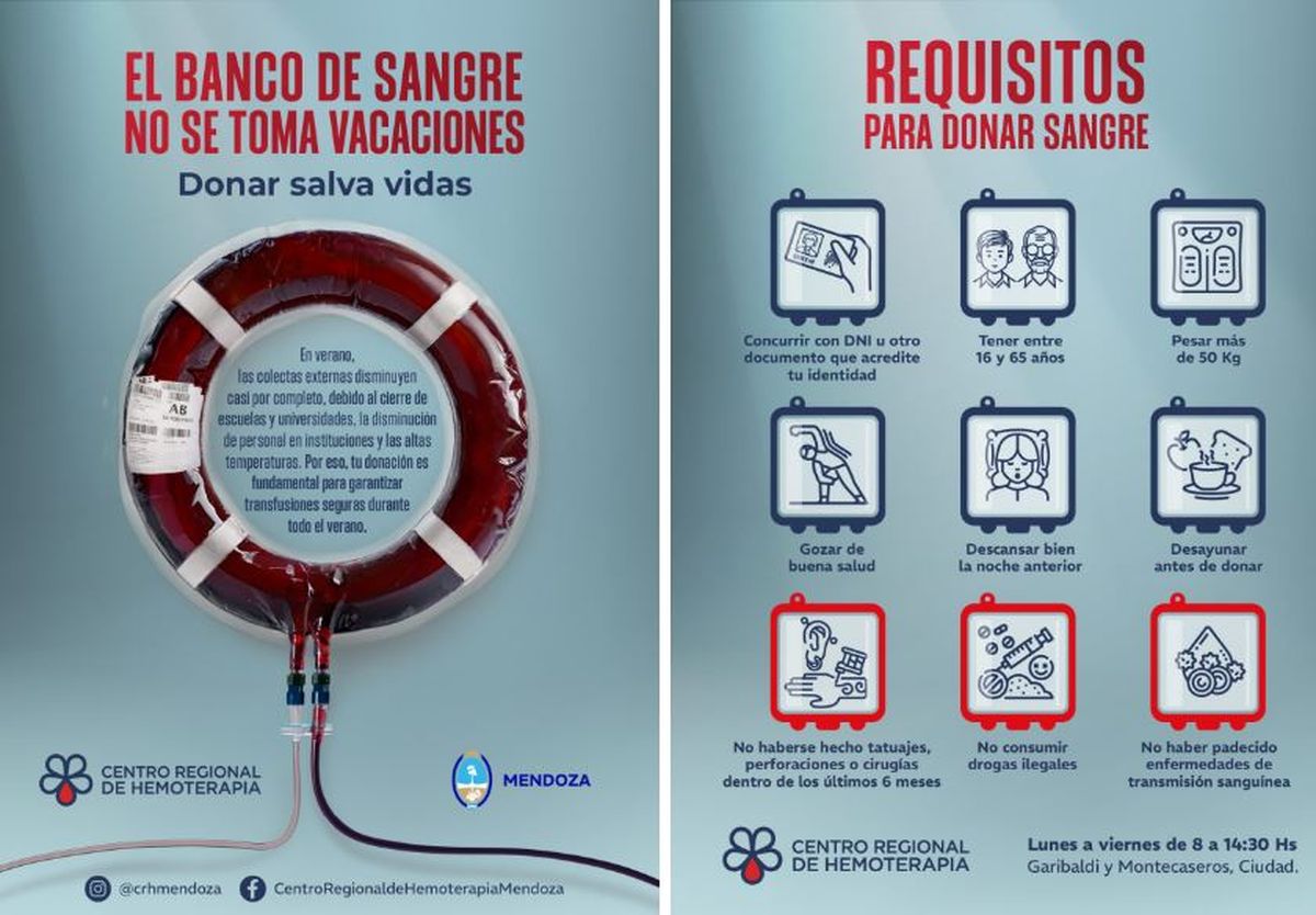 Sigue la campaña para impulsar la donación de sangre. Sigue la campaña para impulsar la donación de sangre.