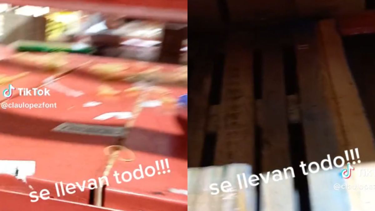 Mostró un supermercado de Mendoza arrasado por los chilenos y revolucionó Tiktok