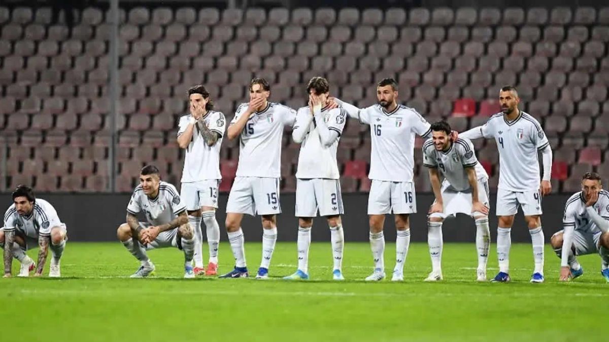 Toda la angustia de la Selecci&oacute;n de Italia en la tanda de penales, donde cay&oacute; frente a Bosnia herzegovina en el repechaje y qued&oacute; fuera del Mundial 2026.