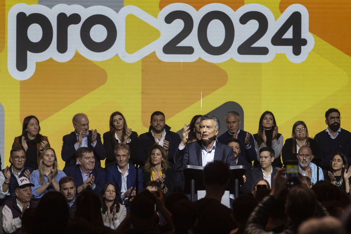 Mauricio Macri encabezó el acto en la Ciudad de Buenos Aires. Mauricio Macri encabezó el acto en la Ciudad de Buenos Aires.