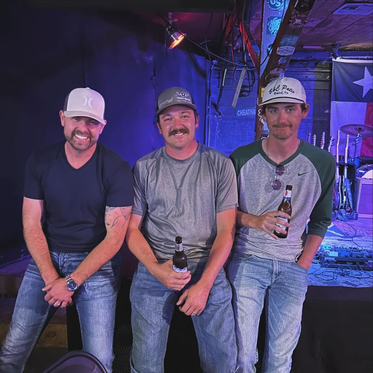 Dillon Freasier (en el medio) y su banda. Dillon Freasier (en el medio) y su banda. 