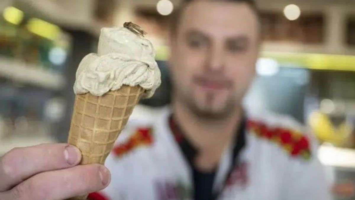 La Unión Europea permite el uso de insectos en la elaboración de alimentos y en Alemania ofrecen un helado con harina de grillo