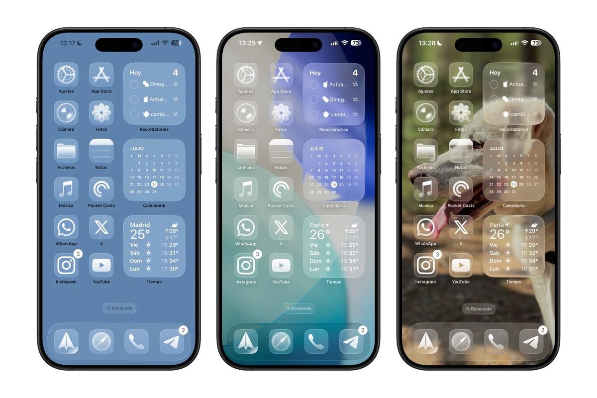 Apple: así se verá iOS 26 en tu teléfono iPhone. Apple: así se verá iOS 26 en tu teléfono iPhone.