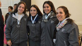 La selección mendocina de hockey sobre patines fue distinguida