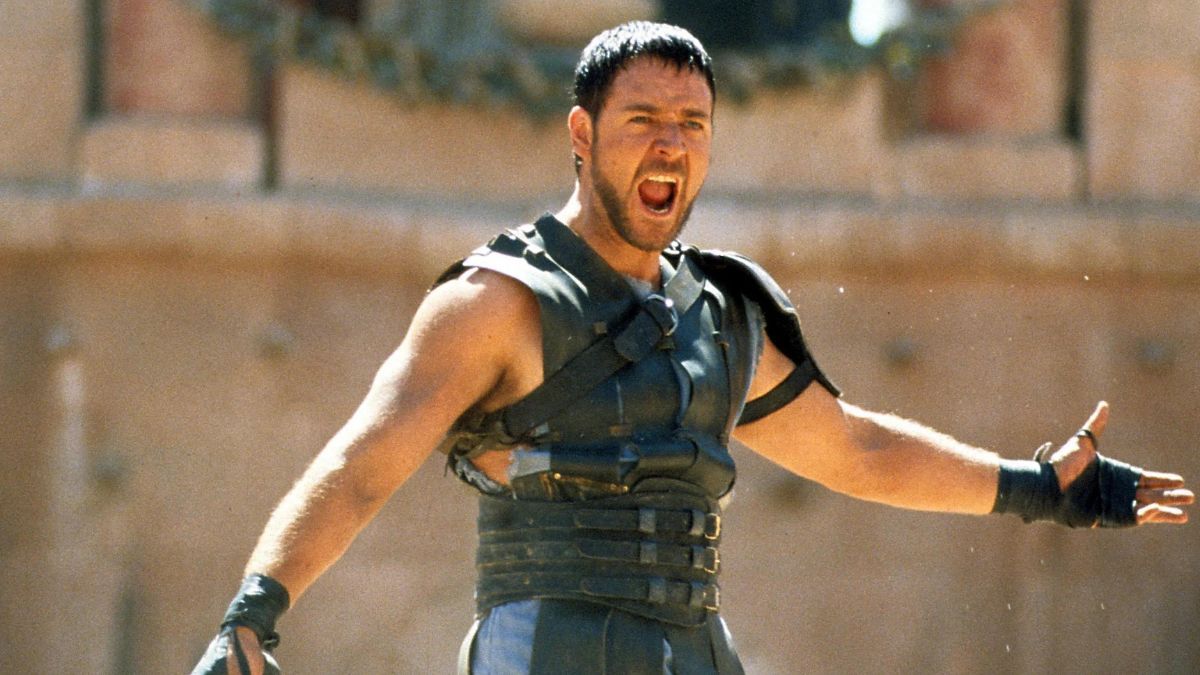 El actor Russell Crowe, protagonista de 'Gladiador'. El actor Russell Crowe, protagonista de 'Gladiador'.