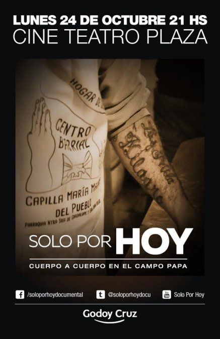 El documental Solo por Hoy llega a la Nave Universitaria