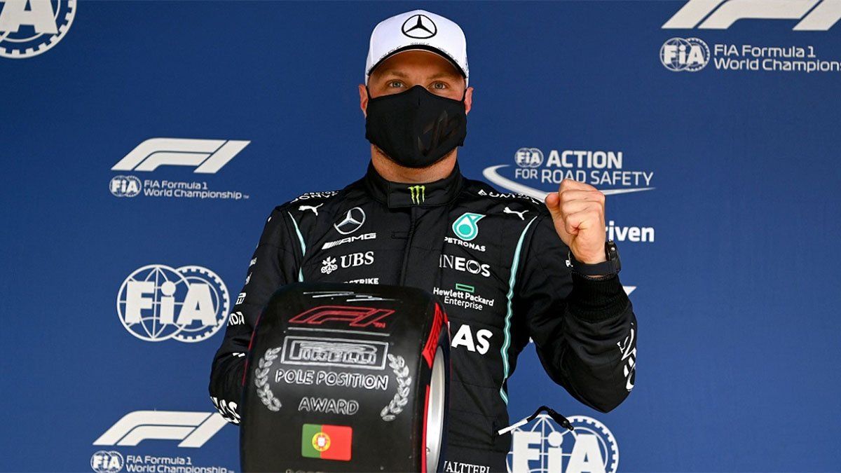 Bottas dejó a Hamilton sin la pole número 100 