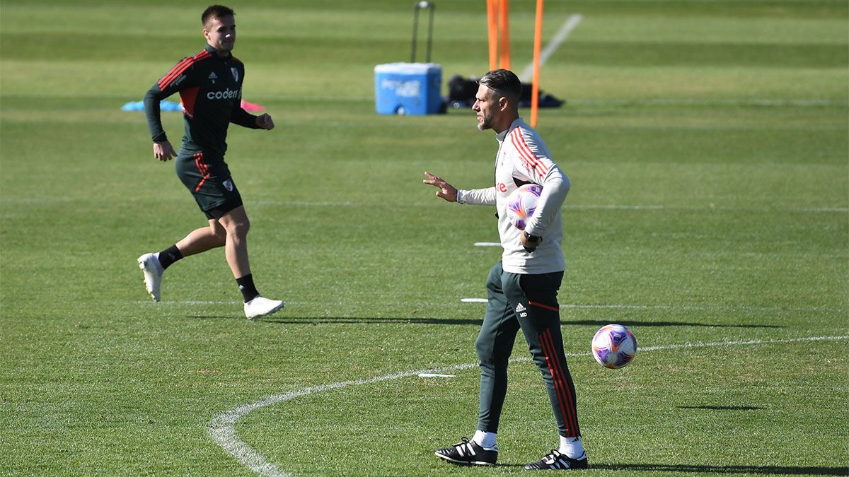 Martín Demichelis, el técnico de River.