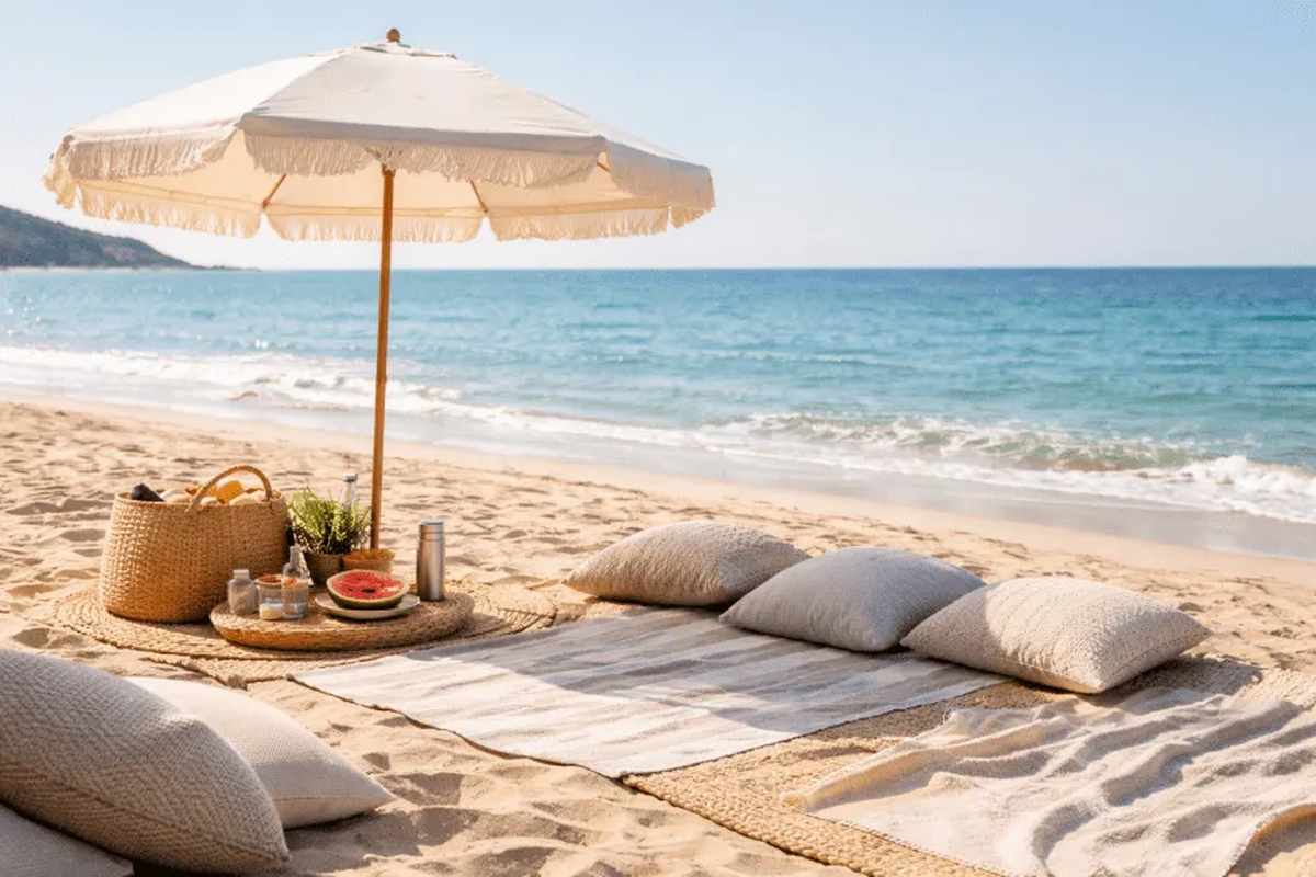 Minimal Beach, la tendencia que puede dejar sin uso a las reposeras.