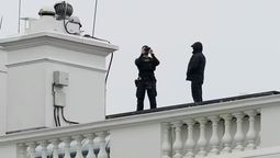 El Servicio Secreto ordenó despejar la Casa Blanca.