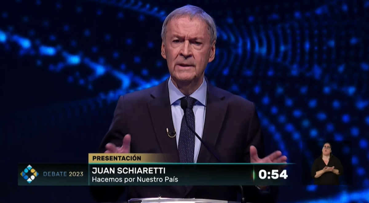 Durante el Debate Presidencial 2023, Juan Schiaretti fue el candidato más buscado en Google
