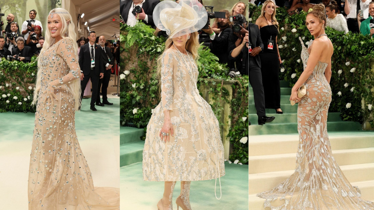 Karol G, Sarah Jessica Parker y JLo. Karol G, Sarah Jessica Parker y JLo.