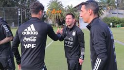 Messi se entrenó y estará el viernes ante Venezuela
