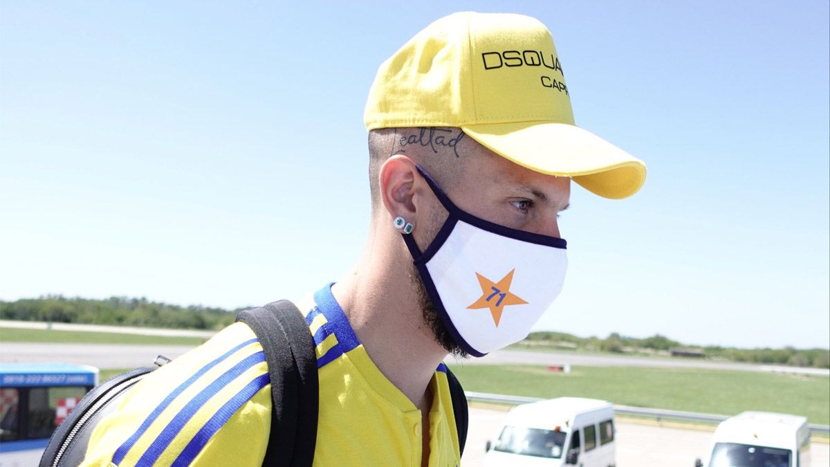 Benedetto fue lapitario con sus compañeros de Boca.