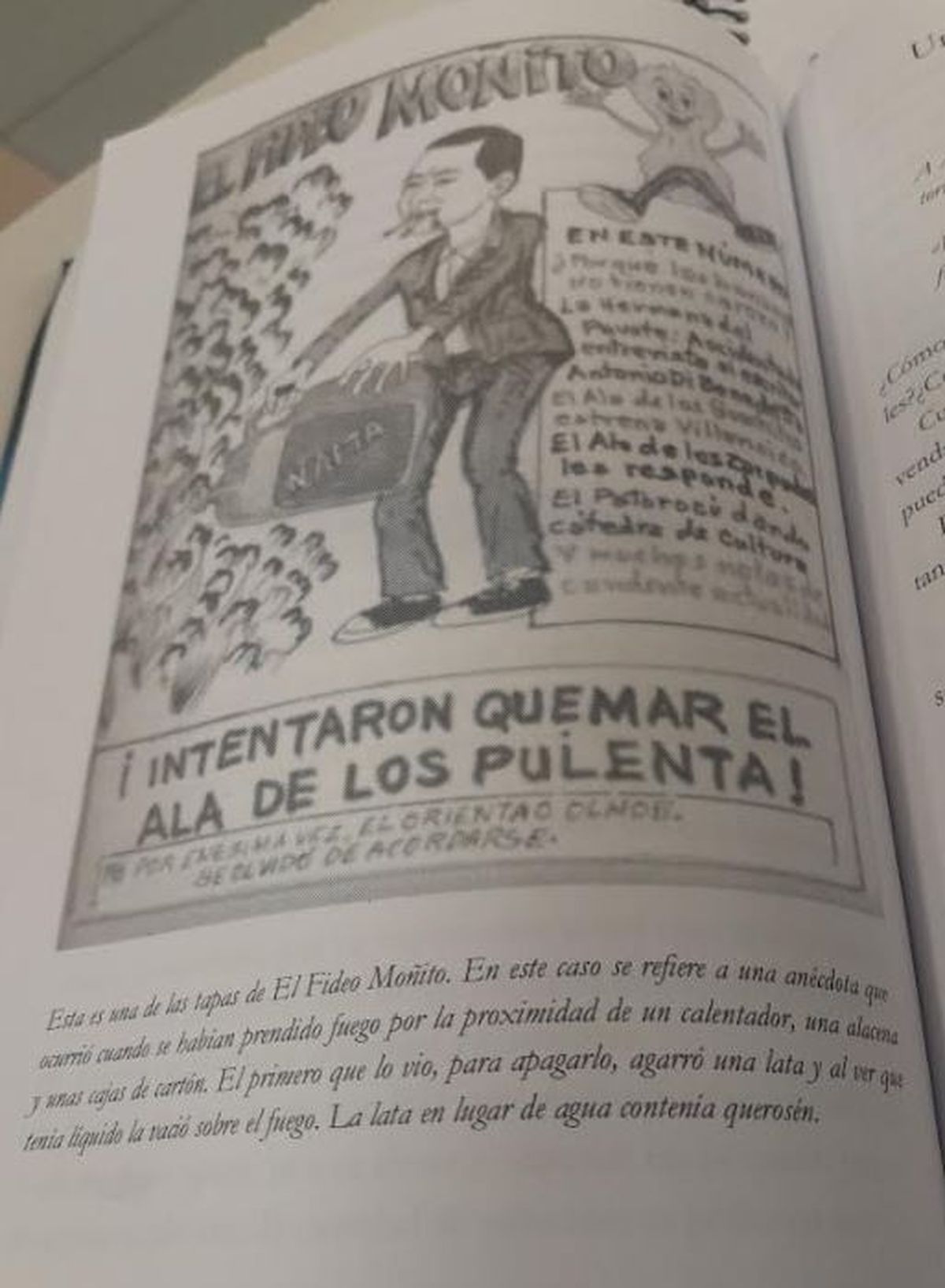 El Fideo Moñito a veces era de una sola página.