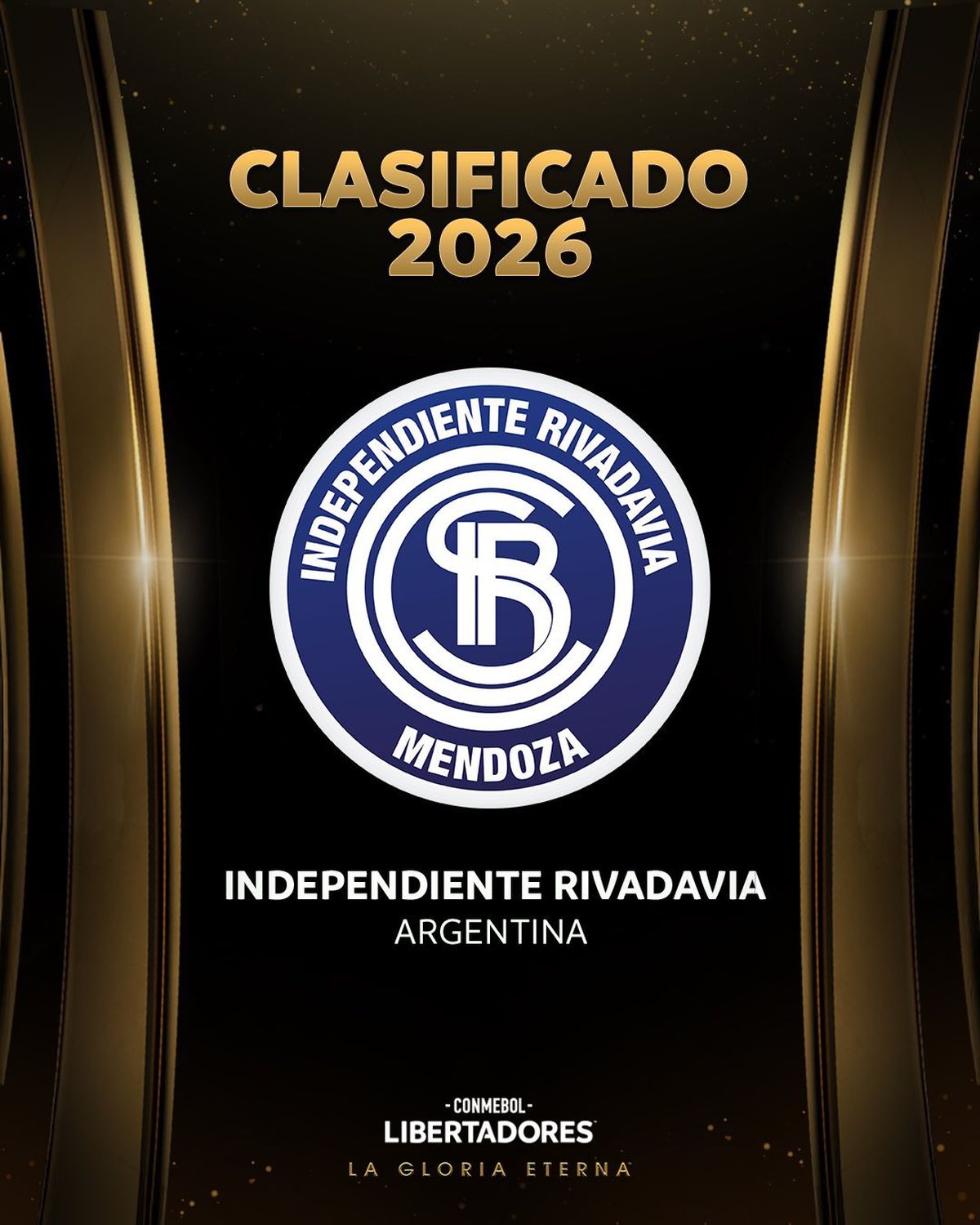 Independiente Rivadavia asegur&oacute; su lugar en la fase de grupos de la Copa Libertadores 2026.