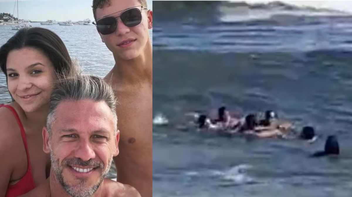 Rescatados. Martín Demichelis y sus hijos fueron rescatados por guardavidas en Punta del Este. Rescatados. Martín Demichelis y sus hijos fueron rescatados por guardavidas en Punta del Este. 