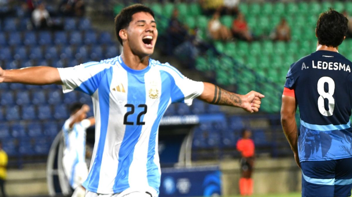 Primer triunfo de Argentina.