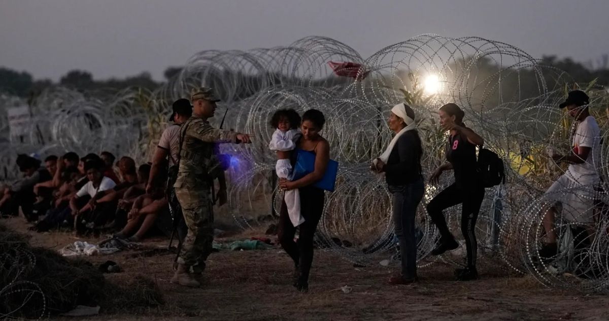 La cantidad de inmigrantes detenidos en la frontera disminuyó.