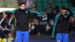 La fría broma de Luis Suárez a Neymar