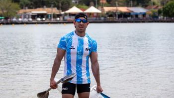 Nicolás Oleksow tuvo una destacada actuación en el Sudamericano de Canotaje de Brasil