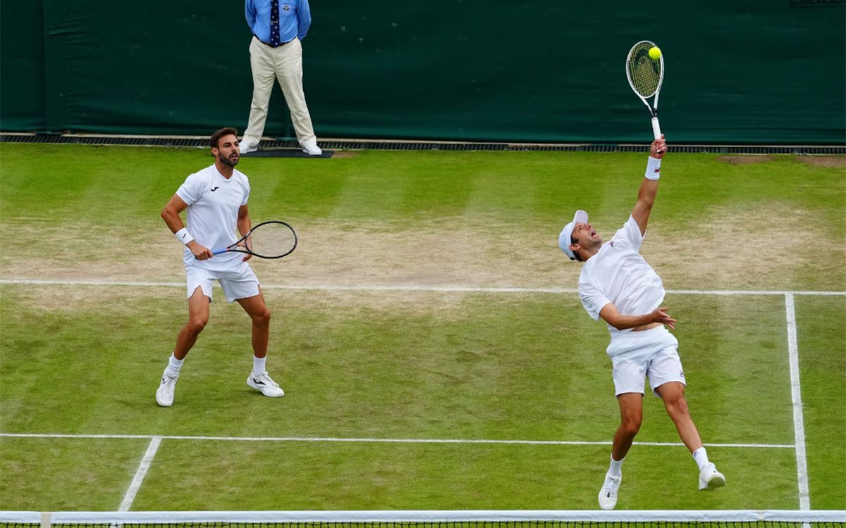 Horacio Zeballos y Marcel Granollers avanzaron a semifinales de Wimbledon Horacio Zeballos y Marcel Granollers avanzaron a semifinales de Wimbledon