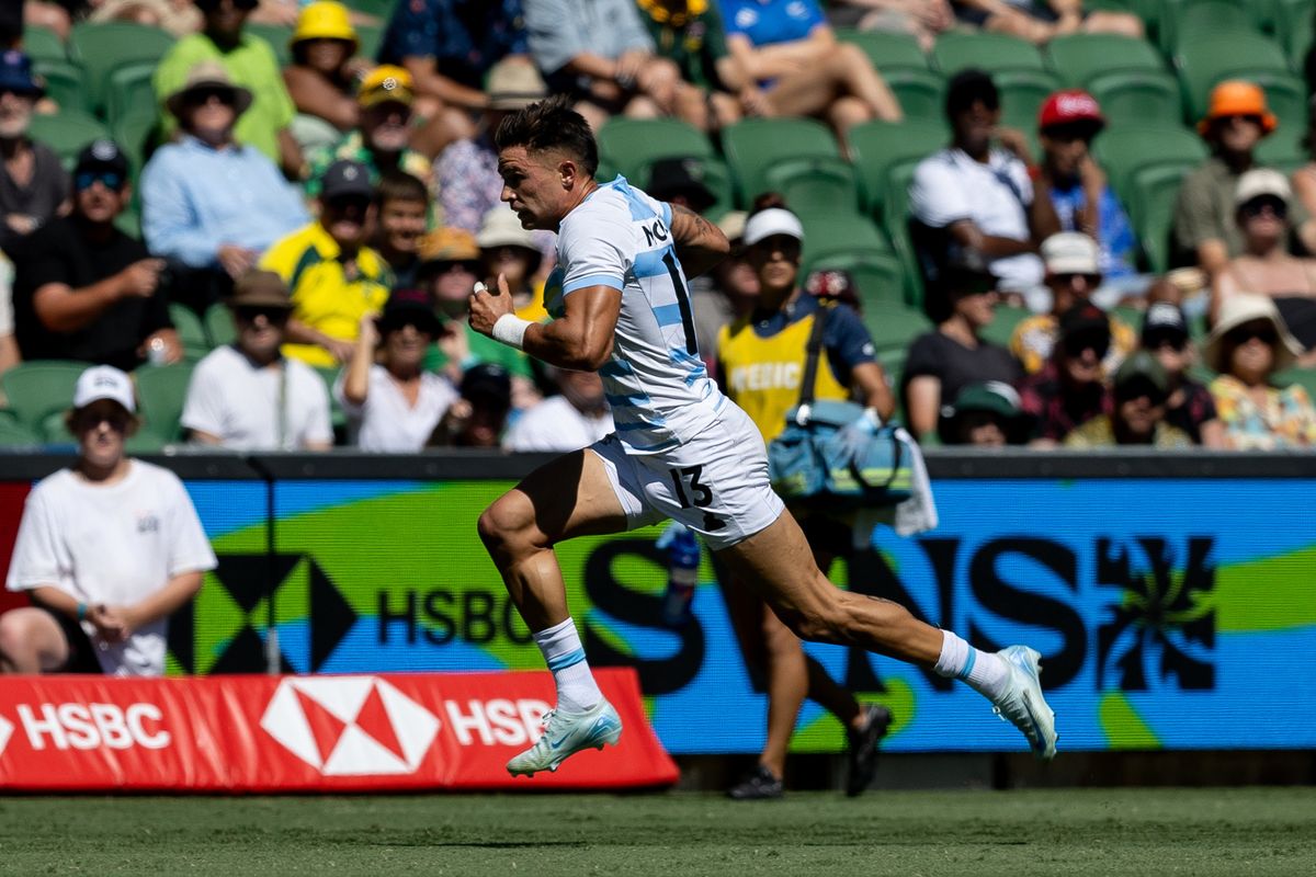Marcos Moneta apoyó 4 tries para Los Pumas 7s en la jornada final del Seven de Perth. Marcos Moneta apoyó 4 tries para Los Pumas 7s en la jornada final del Seven de Perth.