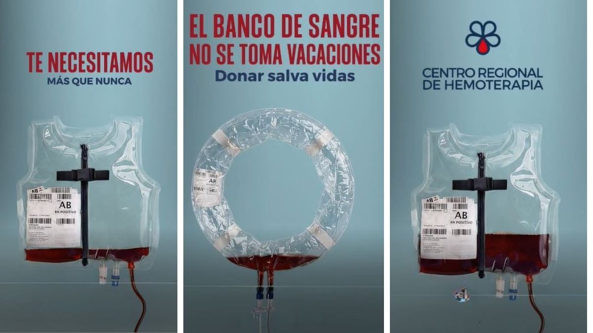 La campaña de donación de sangre en verano que lanzó el Centro Regional de Hemoterapia.&nbsp;
