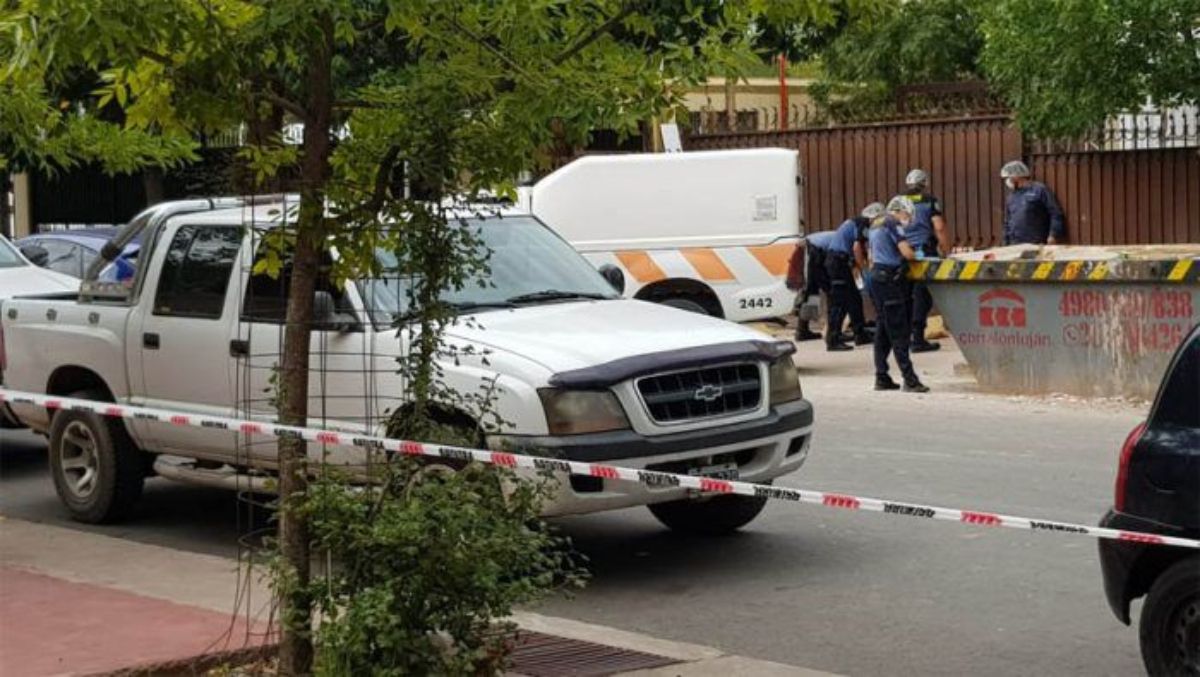 El d&iacute;a del crimen en Luj&aacute;n de Cuyo.