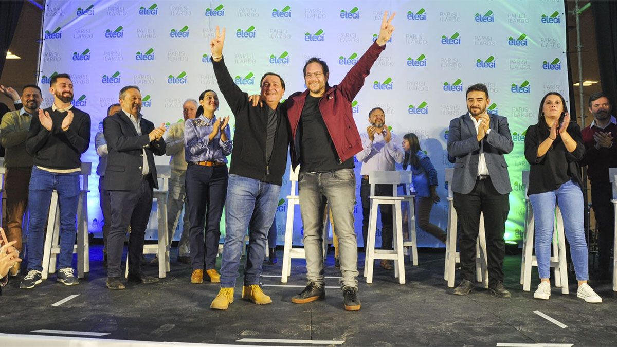 La fórmula a gobernador y vice de Ahora Peronismo: Omar Parisi y Lucas Ilardo.