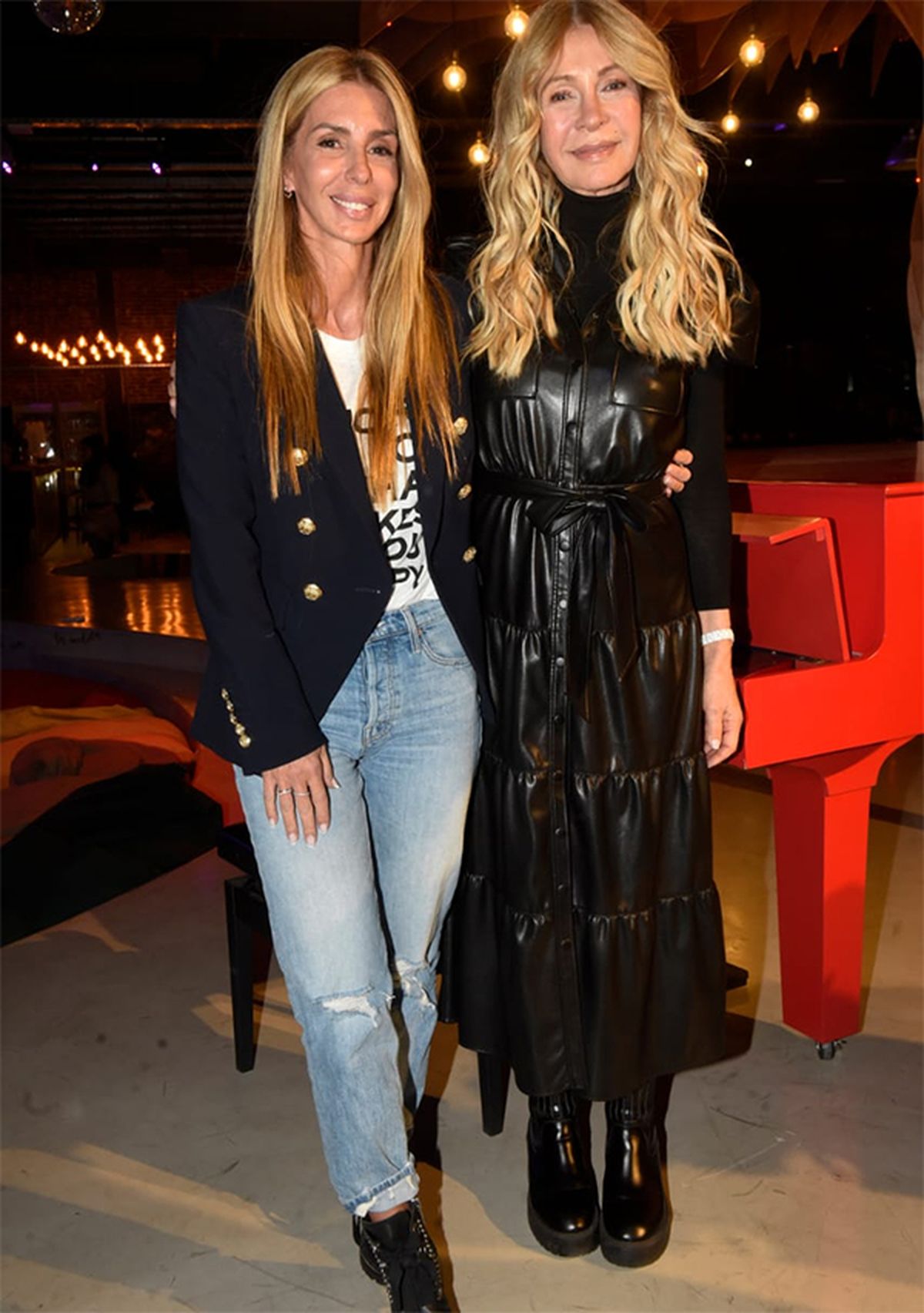 Milagros Brito junto a Cris Morena.