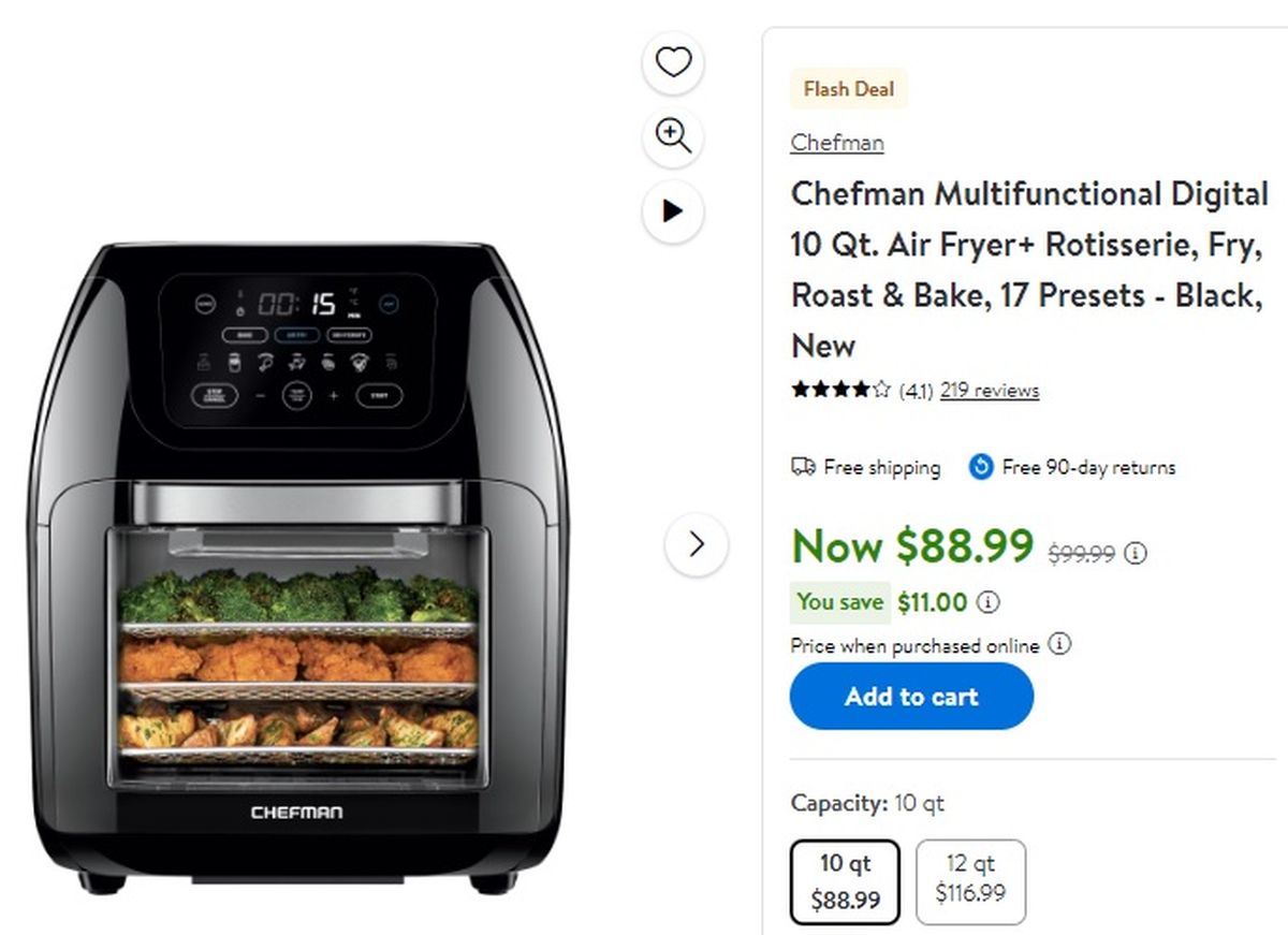 La oferta de Walmart. La oferta de Walmart.