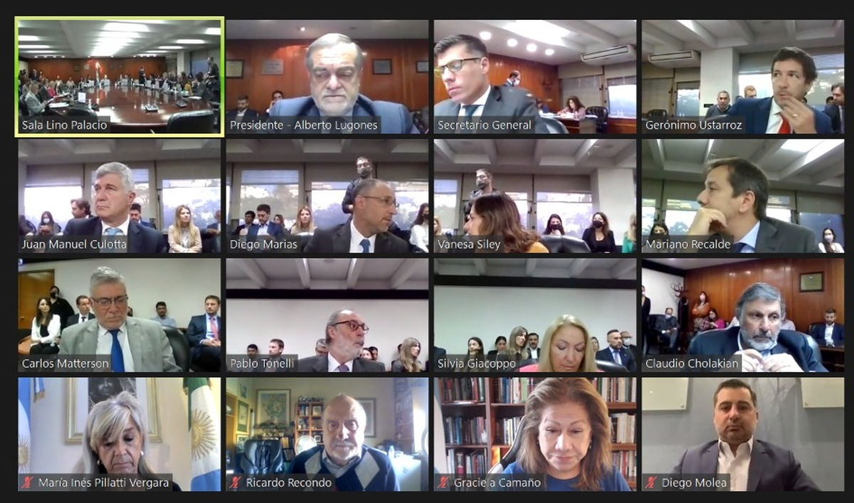 El Consejo de la Magistratura del Poder Judicial de la Nación, durante el cónclave de este miércoles.