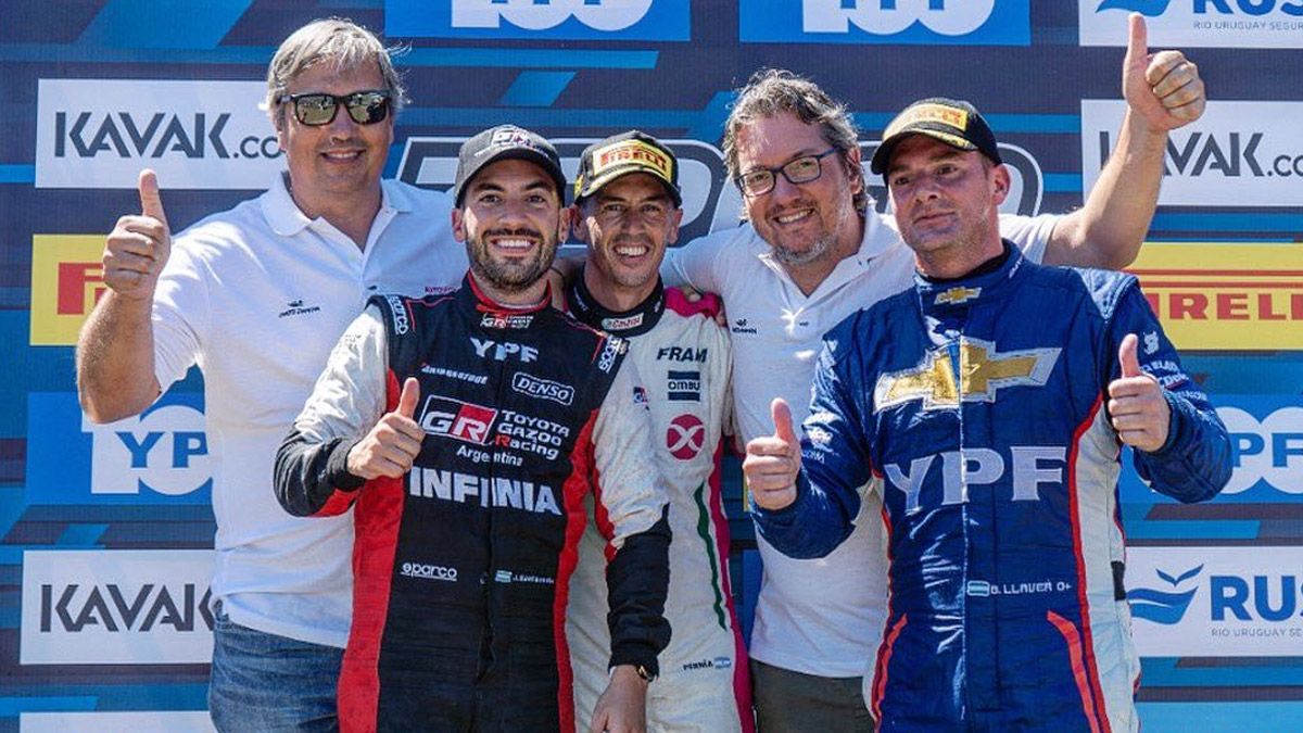 Santero y Llaver lograron subirse al podio en la primera fecha.