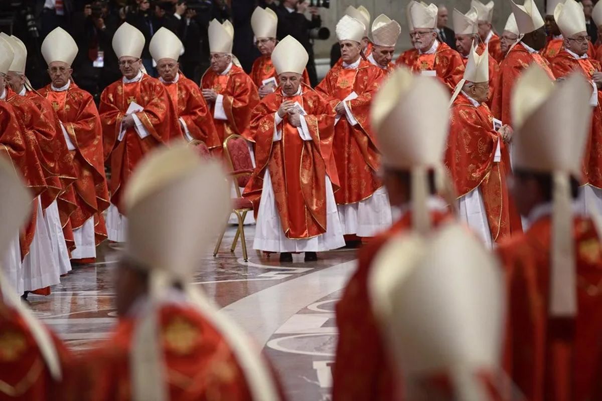 Los 133 cardenales se reunieron hoy para dar comienzo al cónclave en la capilla Sixtina de la Ciudad del Vaticano. Crédito: EFE. Los 133 cardenales se reunieron hoy para dar comienzo al cónclave en la capilla Sixtina de la Ciudad del Vaticano. Crédito: EFE.