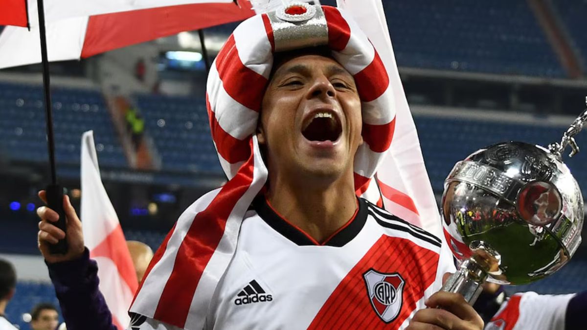 El maipucino Enzo Pérez se fue de River y ahora jugará la Copa Libertadores con la camiseta de Argentinos Juniors.