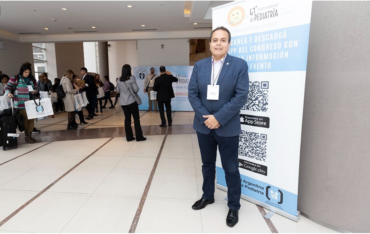 El presidente de la Sociedad Argentina de Pediatr&iacute;a, Pablo Moreno, abri&oacute; el Congreso en Mendoza. Hay 6.000 participantes.