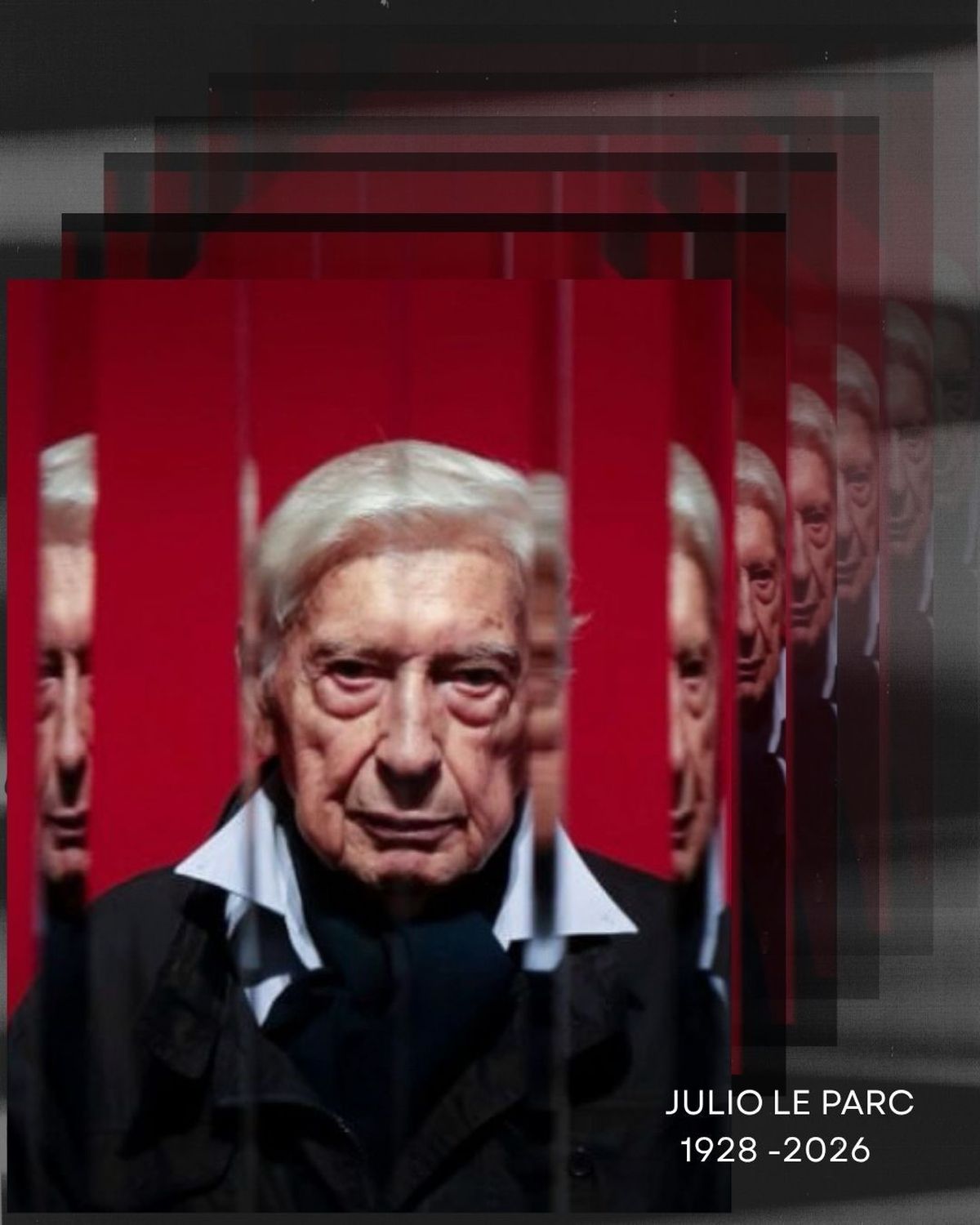 Con esta imagen de Julio Le Parc, el museo londinense lamentó su fallecimiento a sólo 11 días de inaugurarse su muestra. Con esta imagen de Julio Le Parc, el museo londinense lamentó su fallecimiento a sólo 11 días de inaugurarse su muestra.