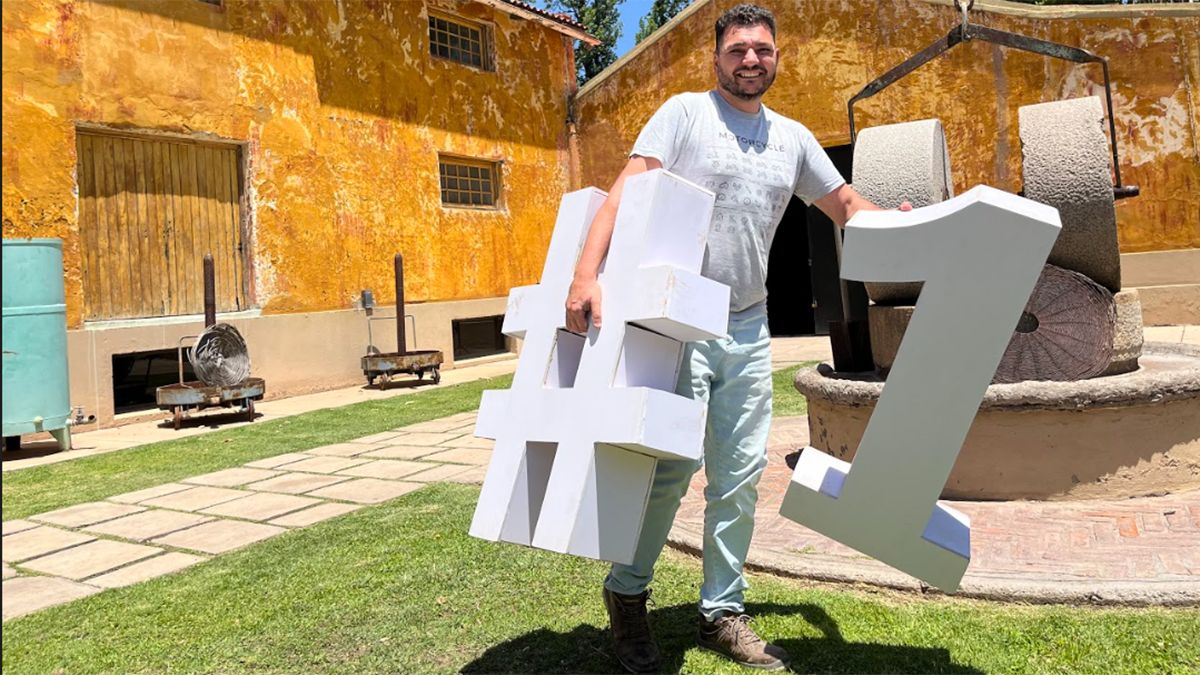 Gabriel Guardia, enólogo gerente de la Olivícola Laur. 