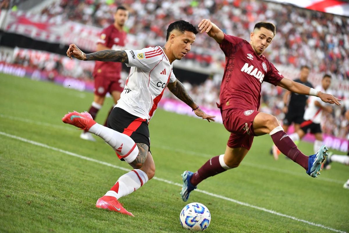 Gracias al gol de Borja, River venció a Lanús y mantiene su invicto en el torneo Gracias al gol de Borja, River venció a Lanús y mantiene su invicto en el torneo