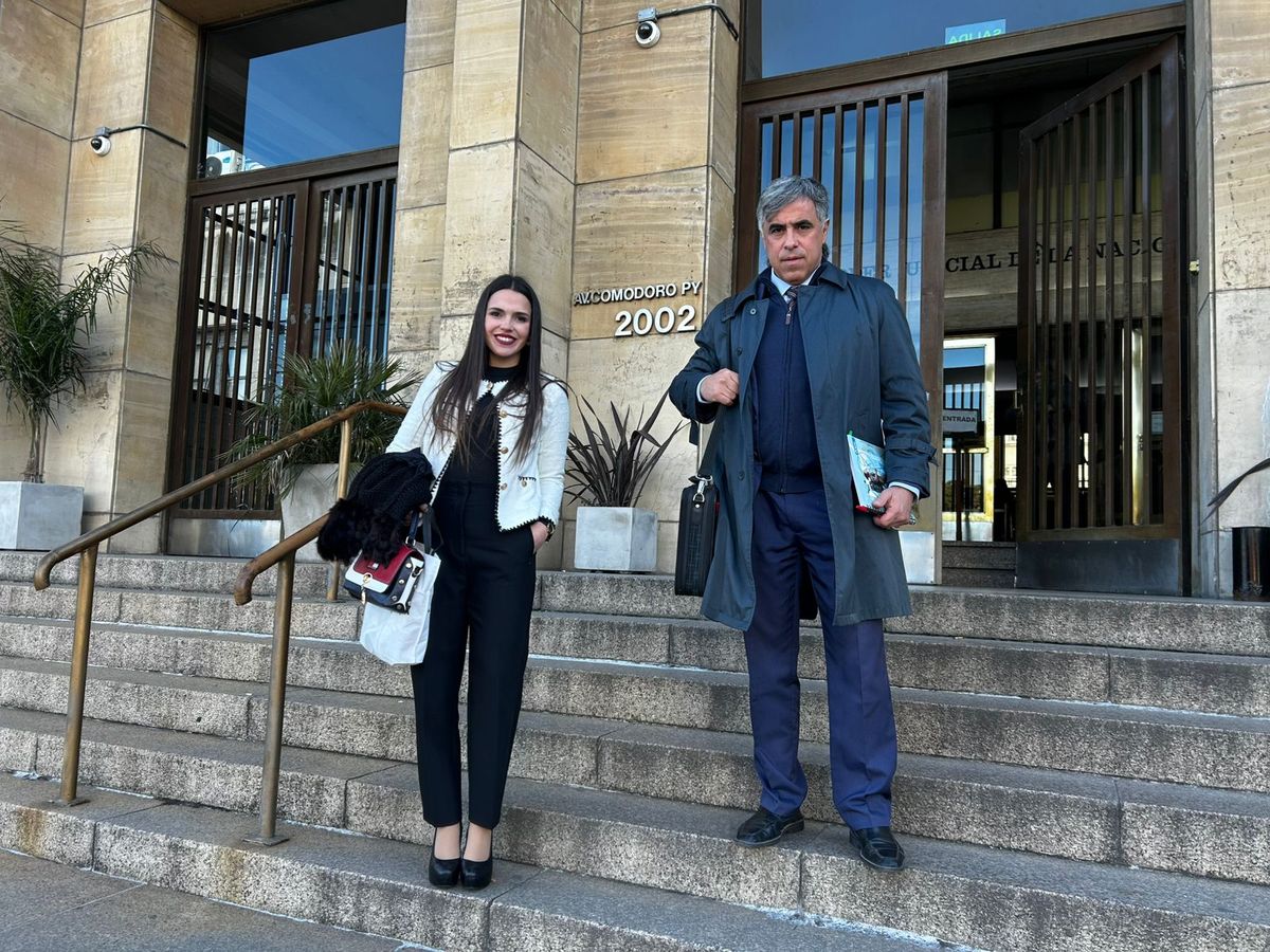 Erica Massola y Francisco Castro, abogados de los rugbiers mendocinos. Erica Massola y Francisco Castro, abogados de los rugbiers mendocinos.