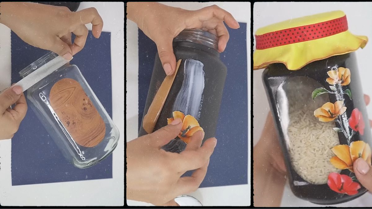 Así de fácil puedes reutilizar los frascos de café. Así de fácil puedes reutilizar los frascos de café.