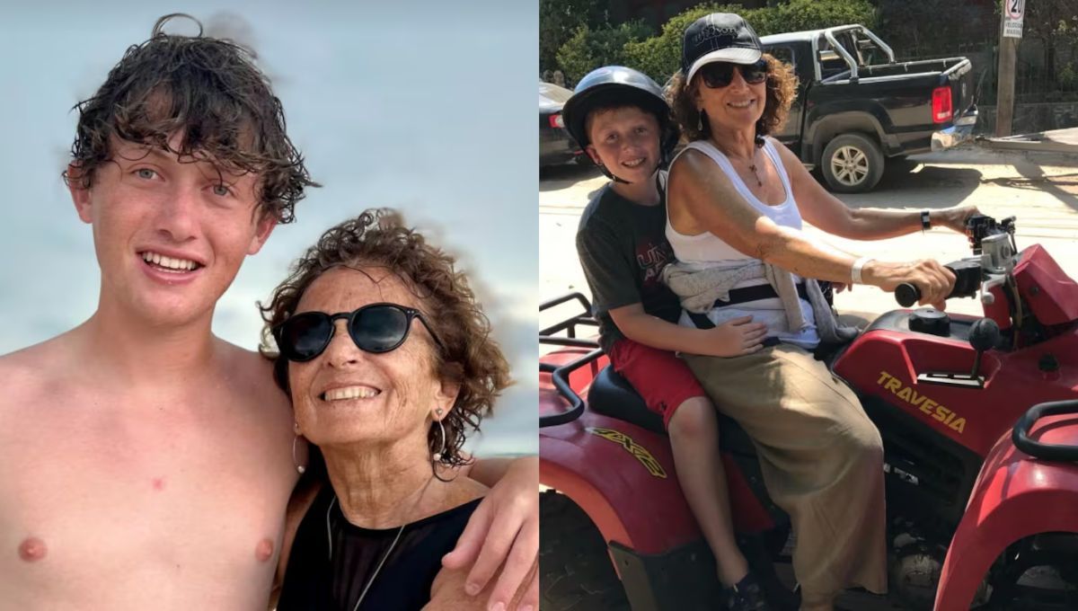 Andr&eacute;s Herscovici y su abuela Marisa.&nbsp;