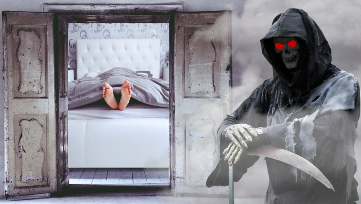 Esta es la perturbadora razón por la que nunca debes dormir con los pies hacia la puerta